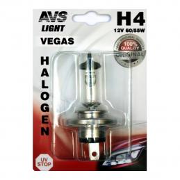 AVS Галогенная лампа Vegas в блистере Н4.12V.60/55W. 1шт (A78482S)