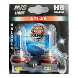 AVS Галогення лампа ATLAS в блистере Н8.12V.35W. 5000К, 2шт (A78571S)