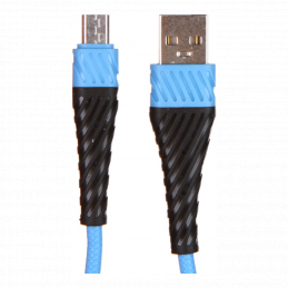 Кабель WIIIX microUSB 1м CB300-UMU-2A-10BU синий