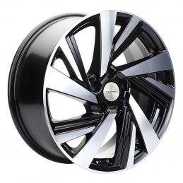 Khomen Wheels KHW1801 7.5x18 PCD5x114.3 ET45 DIA 66.1  Black FP