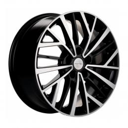 Khomen Wheels KHW1717 7x17 PCD5x108 ET45 DIA 60.1  Black FP